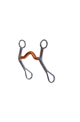Metalab Stainless Steel Curb Bit Medium Port Copper Mouth ...