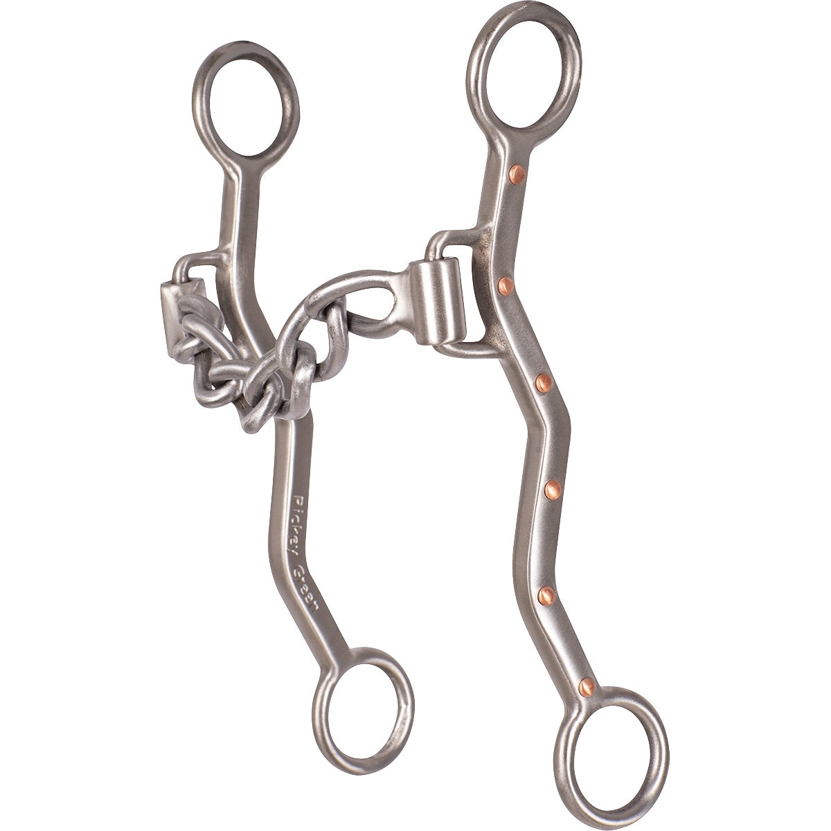 Classic Equine Les Vogt 8 1/2 Shank Ported Gag Bit Classic Equine Les Vogt 8 1/2 Shank Ported Gag Bit