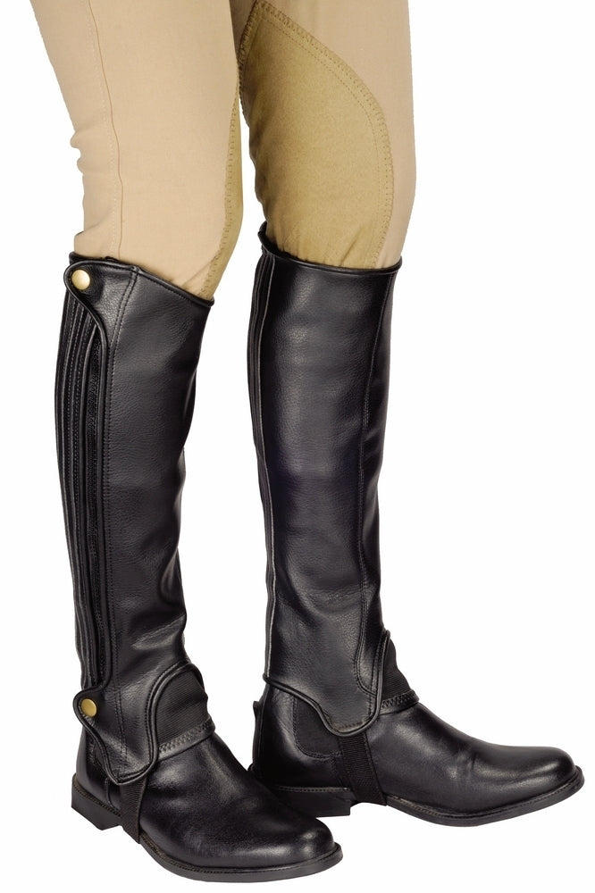 TuffRider Plus Rider Full Grain Half Chaps - The Lexington Horse TuffRider Plus Rider Full Grain Half Chaps - The Lexington Horse