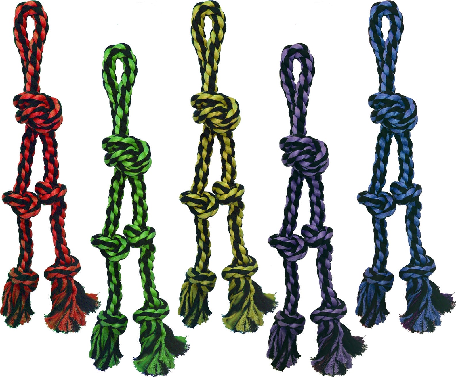 Dangler Ropes Nuts for Knots Tug with Danglers Rope Dog Toy – EquestrianCollections