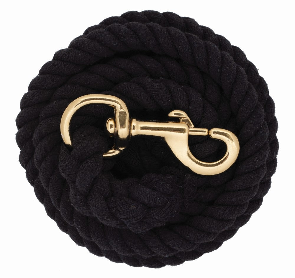 Weaver Leather 8' Cotton Lead Rope withBrass Plated 225 Snap ...