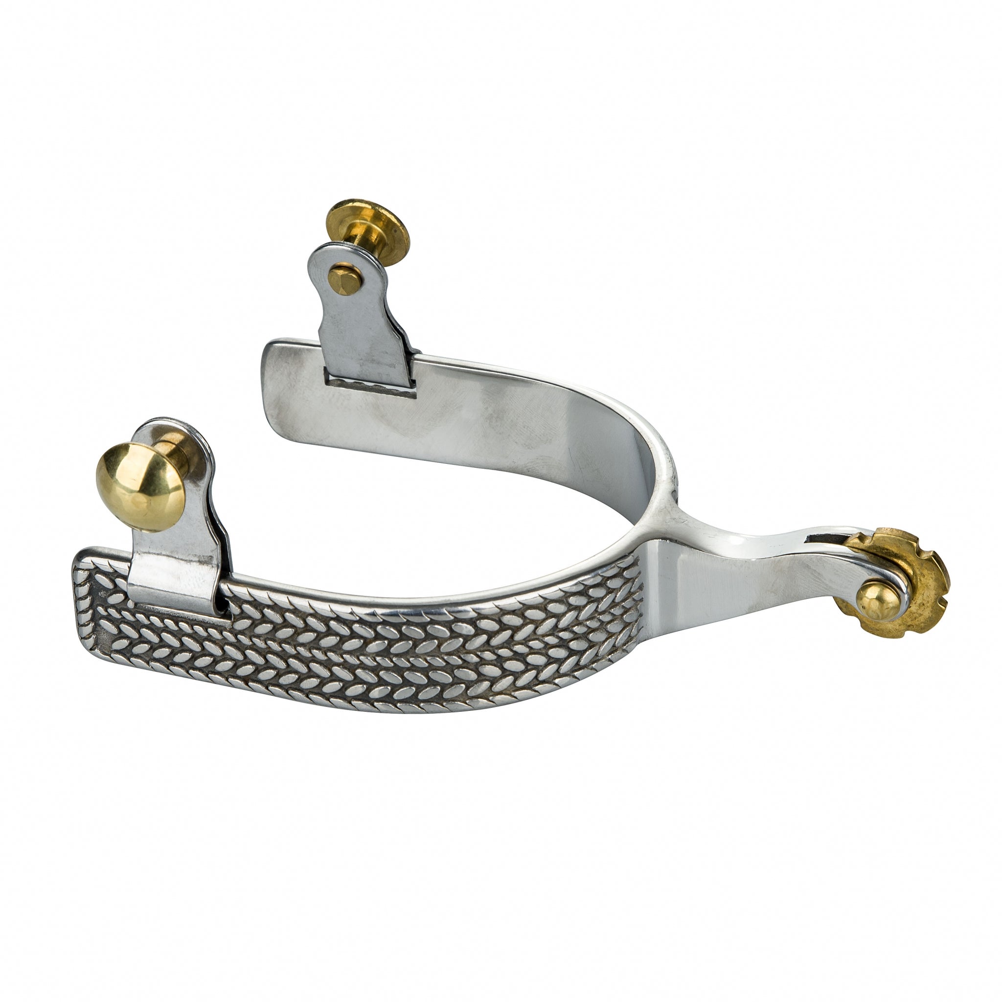 Tabelo SS Basket-weave Roping Spurs – EquestrianCollections