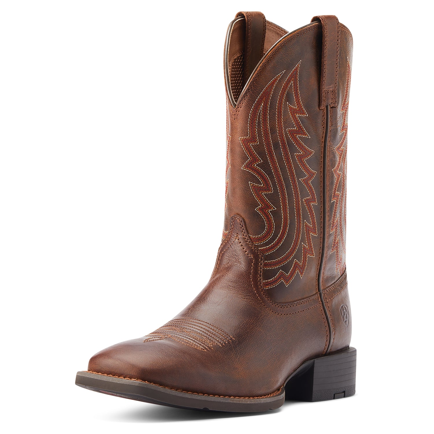 Ariat Men's Sport Big Country Western Boots, Almond Buff, 9.5 D Ariat Men's Sport Big Country Western Boots, Almond Buff, 9.5 D