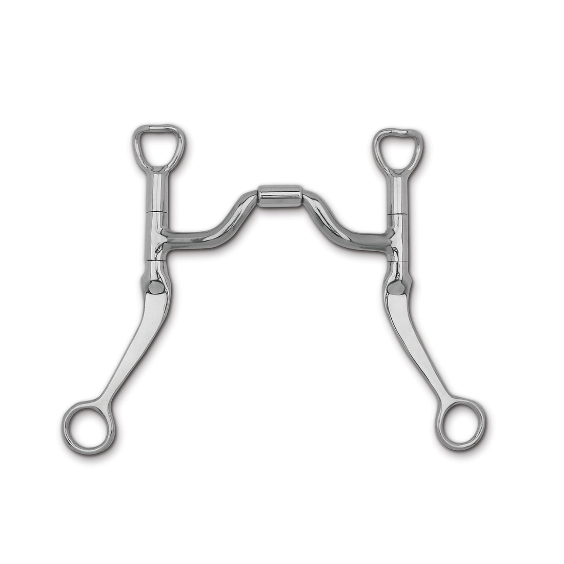 Western Horse Snaffle Bit 5 pouces avec rayures cuivre sur snaffle Western Horse Snaffle Bit 5 pouces avec rayures cuivre sur snaffle