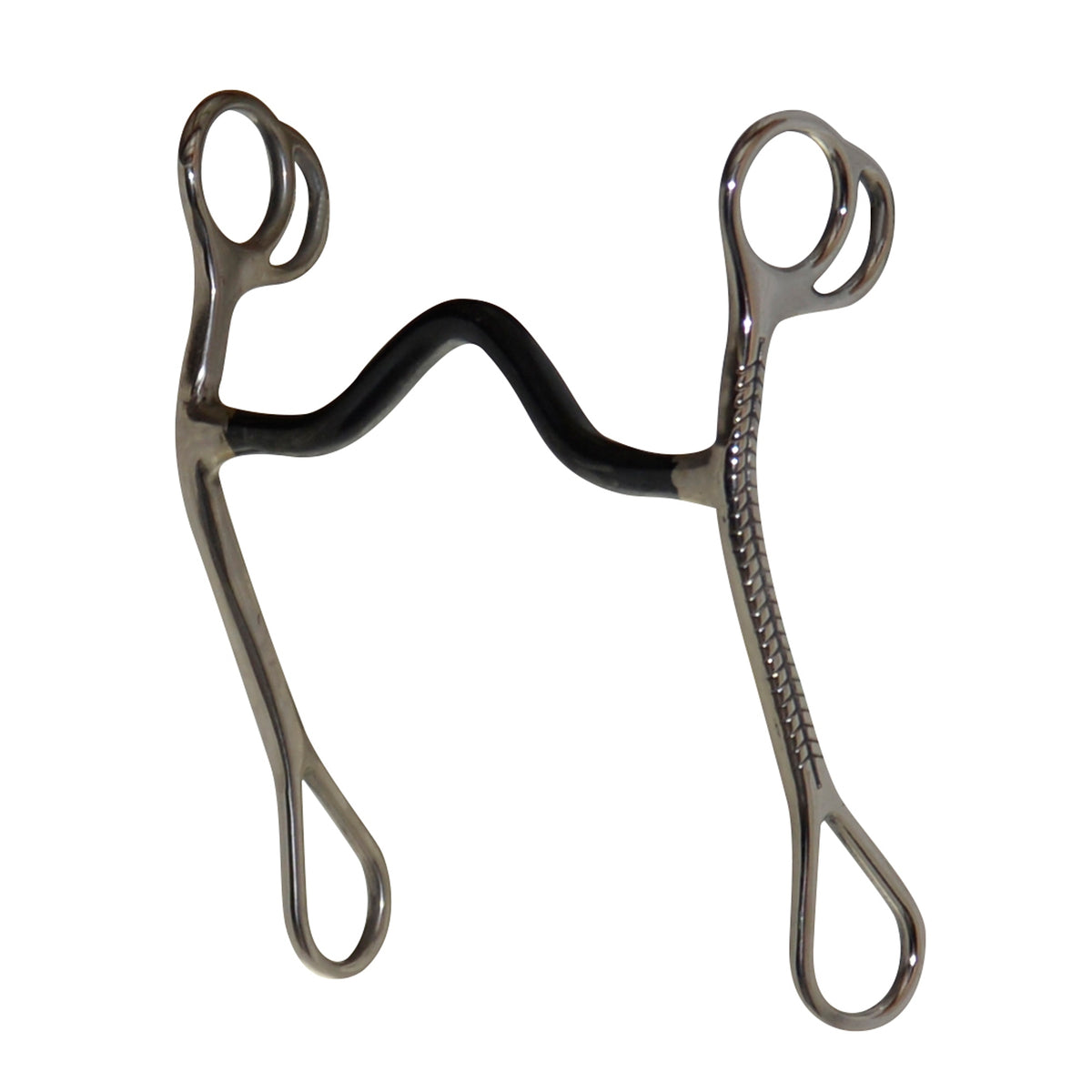 Circle R Roping Bits Diamond R Rope Design Sweet Iron Medium Port Snaffle Bit ...