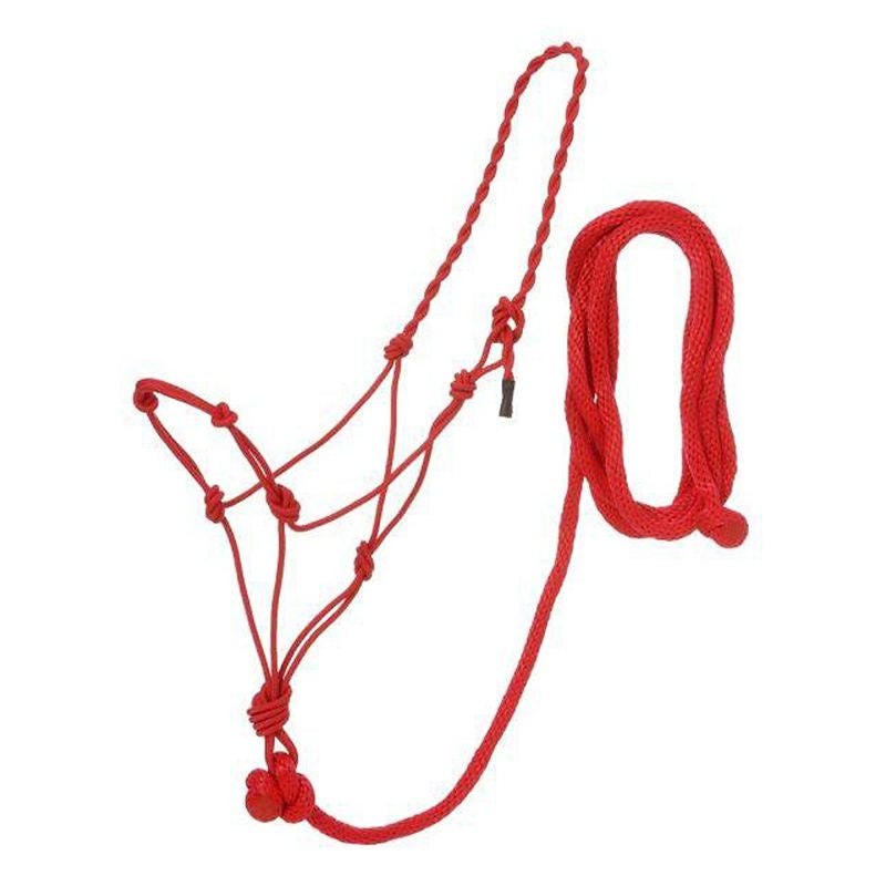 Tough1 Poly Rope Halter with Knots & 14ft Lead – EquestrianCollections