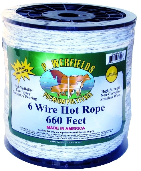Powerfields Hot Rope Polywire – EquestrianCollections